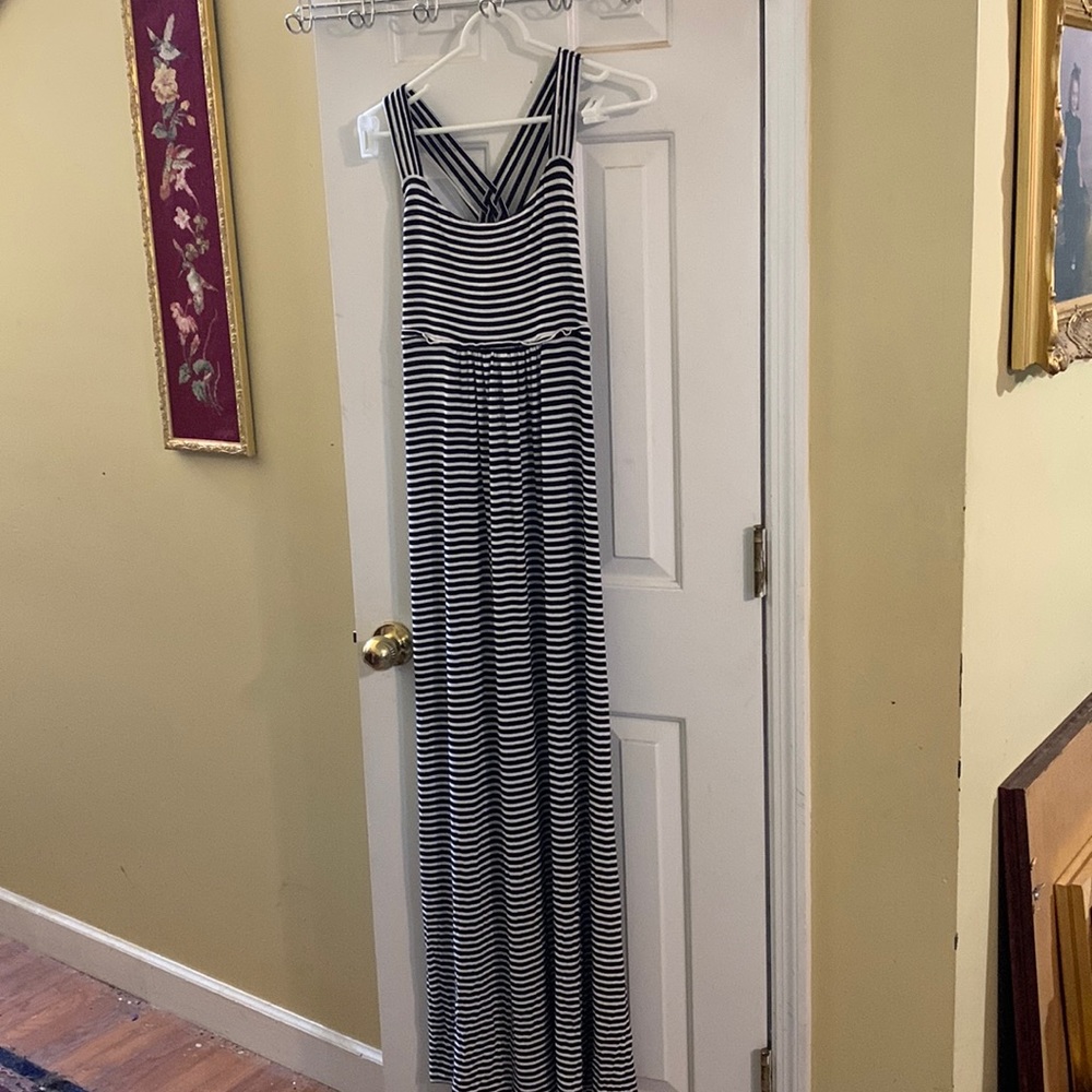 Womens Calvin Klein knit maxi dress.